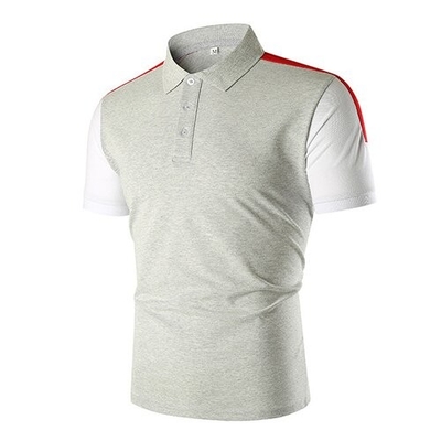 OEM Summer Foreign Trade Men'S Lapel Short Sleeved T-Shirt European Code